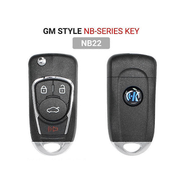 För KEYDIY NB22-4 Fjärrkontroll Bilnyckel Universal 4 Knappar för KD900/-X2 MINI/ -MAX för Stil