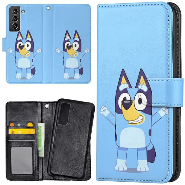 Samsung Galaxy S22 Plus - Plånboksfodral/Skal Bluey