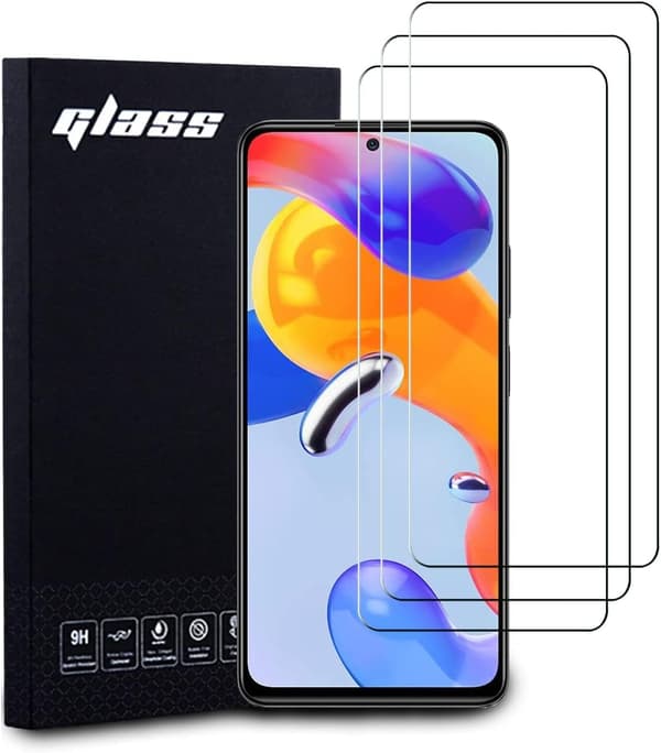 3x Tempered Glass Screen Protector for Xiaomi Redmi Note 11 Pro