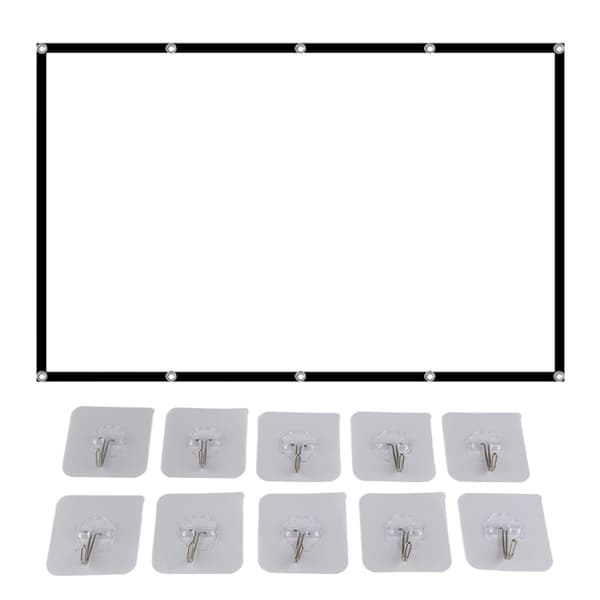 Portable 120-inch HD Projector Screen for Home Office