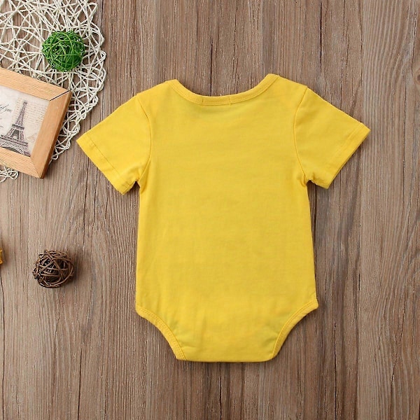 Baby Pojke Flicka Var försiktig vad du säger till mig Min Galna Mormor Bodysuit Rolig Bodysuit, 75-85CM
