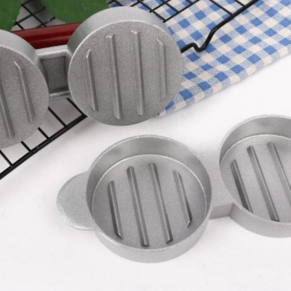 Mini Hamburgerpresser, Non-Stick, 3 Sporer, Små Burgerkaker, Trippel Beef Burger Maker Mold Mac