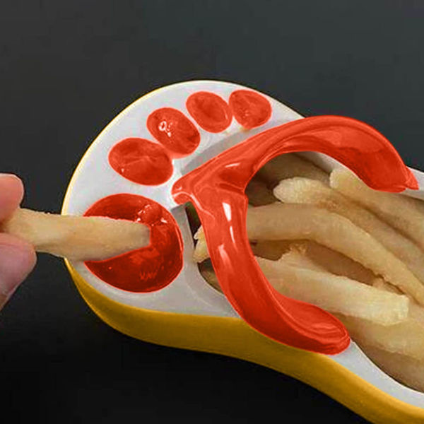 Rolig keramisk toffelplatta 5 fack askfat söta flip-flops rätter tallrikar serveringsskålar, uppdelad tallrik middagslunch tallrikar tallrikar Pi
