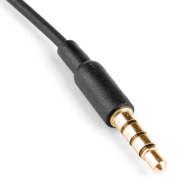 3,5 mm enkel in-ear mono-hörlur med mikrofon för telefon