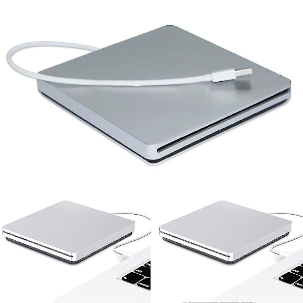 Apple Pro Air Mac PC Bærbar Macbook USB Ekstern Spor CD/DVD-stasjon Brenner