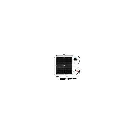 100W solcellepanel dobbel USB med 30A kontroller solceller polysolceller