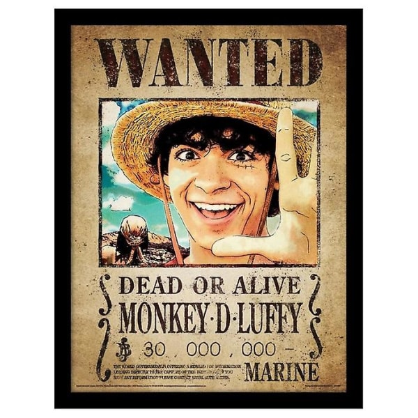 One Piece Live Action sökes Affisch Monkey D. Luffy Print
