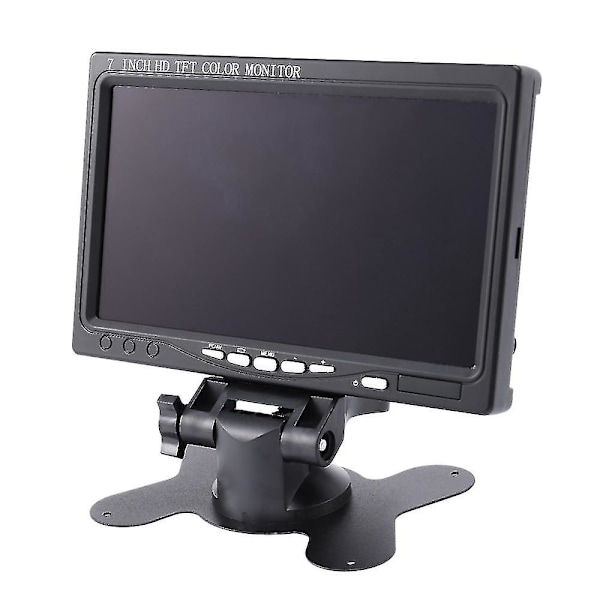 7 Tommer Bærbar Skærm 1024x600 Display - Kompatibel/VGA/AV Fotografi Skærm EU Stik