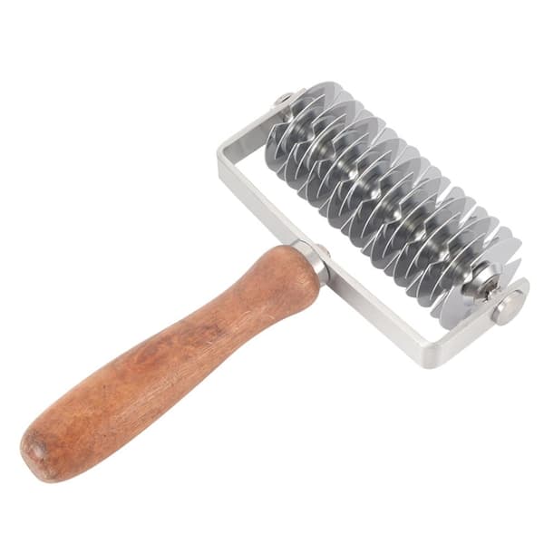 Stainless Steel Dough Roller Cutter - Kitchen Baking Tool