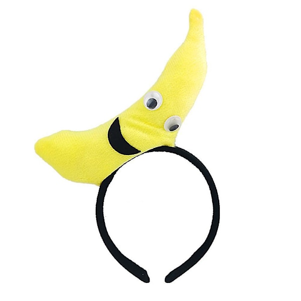 Yellow Banana Party Hair Band Performance Hair Hair Accessories (yellow)