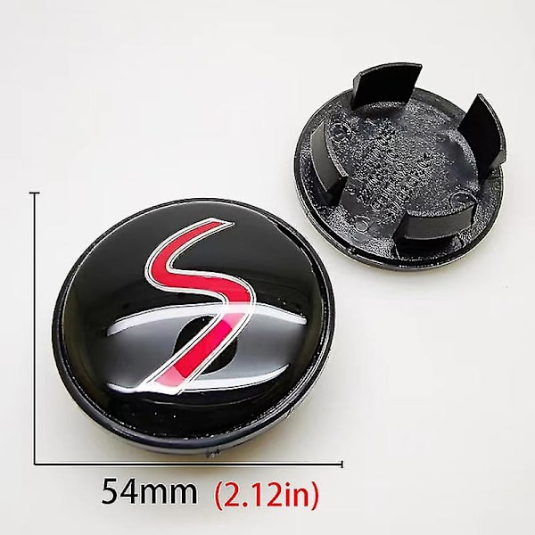 4 kpl 54 mm auton pyörän keskihubin korkit vanteen peite Mini John Cooper S Works Jcw One+ R56 R60 R61 F54 F55 F56 F60 autotarvikkeet Johx