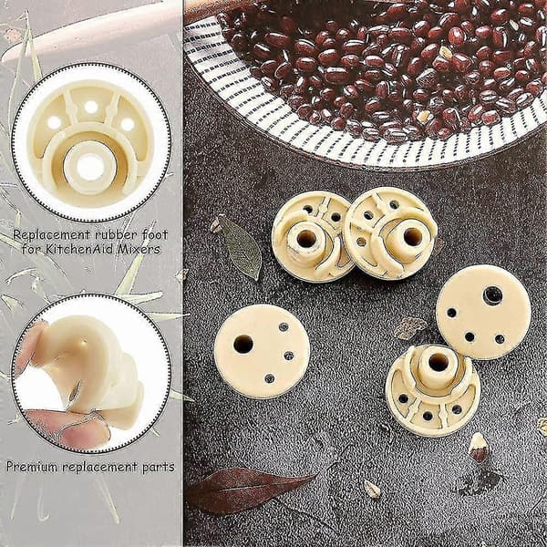 5 st Mixerfot Bottenplatta Stativfäste Ersättning Mixertillbehör Kompatibla för Kitchenaid-AJ