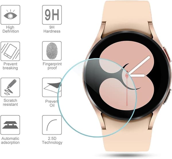 2x Tempered Glass Screen Protector for Samsung Galaxy Watch 40mm