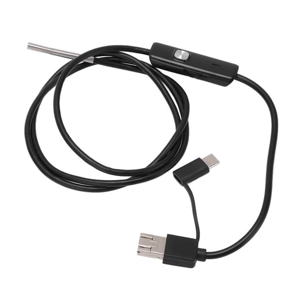 High-Resolution 3.9mm Endoscope Inspection Camera for Automotive Industry - 1m Cable