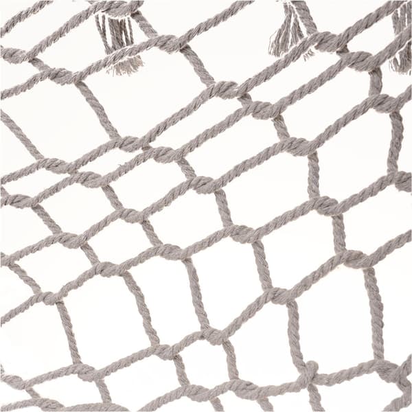 Riippumatto puurungolla, harmaa 200x100 cm, max 150 kg