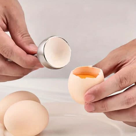 Eggkutter i rustfritt stål, eggeåpner, kjøkkenredskap, multifunksjonell separator