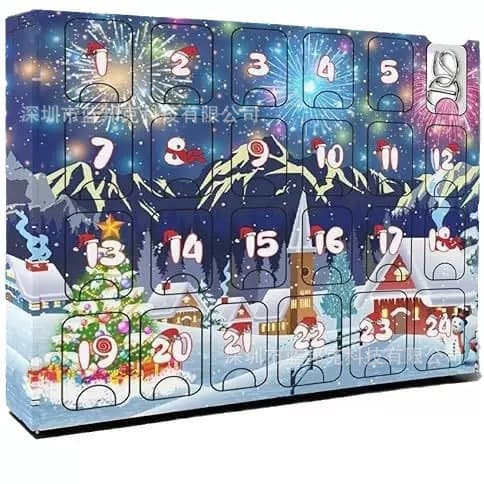 Lubansuo Adventskalender Presentförpackning för Män och Kvinnor, Barns Blind Box [GKS]