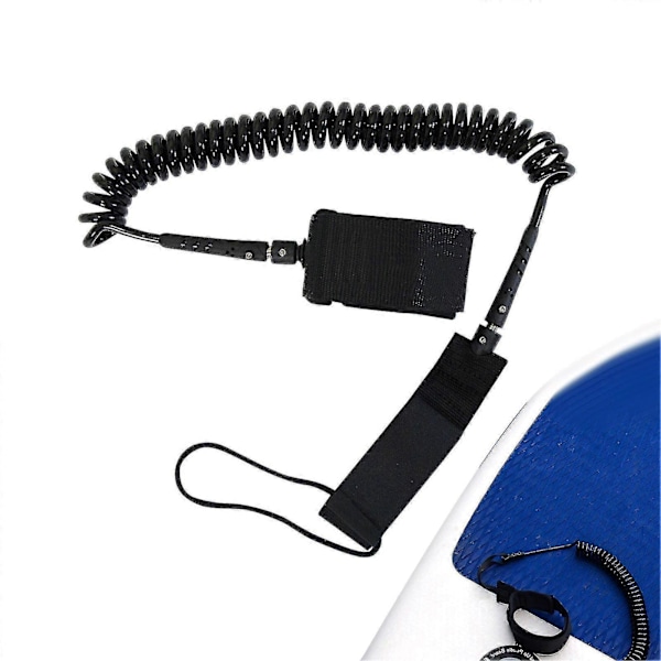 Kierretty leash laudalle, kierretyt SUP-laudan leashit 5mm 7mm jalkahihna pitkille laudoille, surffilaudoille, SUP-laudoille