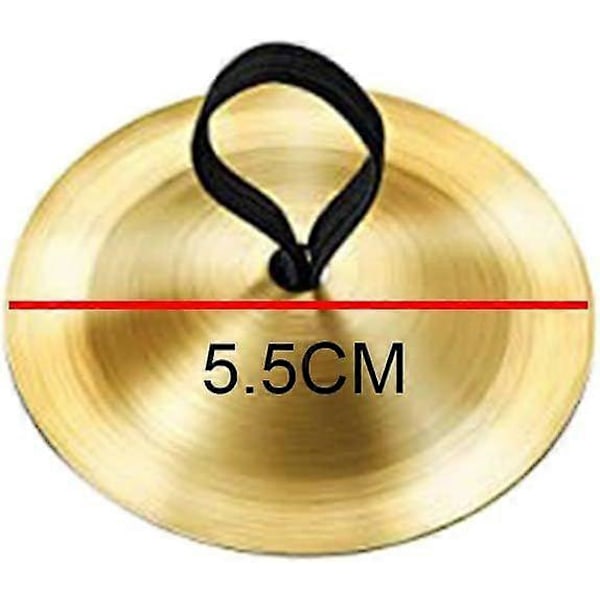 6 st Finger Cymbaler Magdans Musikinstrument - Roliga Magdans Cymbaler