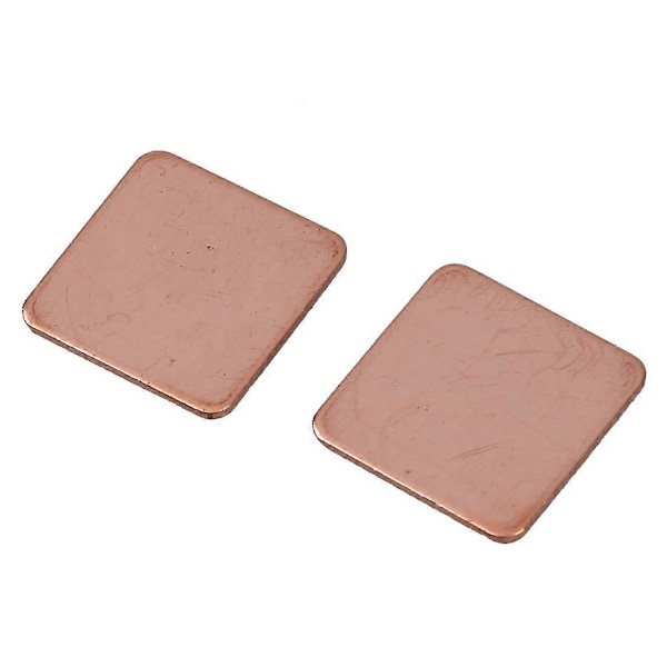 2 x 0,8 mm paksuinen jäähdytyselementin lämpötyyny kuparilevy kannettavan tietokoneen CPU GPU:lle