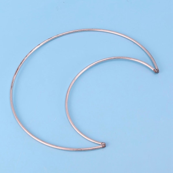 Måne Stjerne Drømmefanger Metal Bøjle Ringe Cirkel Macrame til DIY Håndværk Drømmefanger Fremstilling Hjem Væg