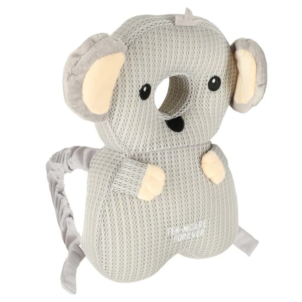 Gåse ryggsekk med hodebeskyttelse koala, grå, 12 mån+