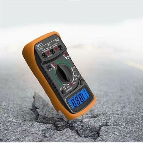 XL830L 2000-talls digitalt multimeter Mini multimeter batteritester Strømspenning AC DC Motstand Summer Transistor Voltmeter Amperemeter med bakgrunnsbelysning