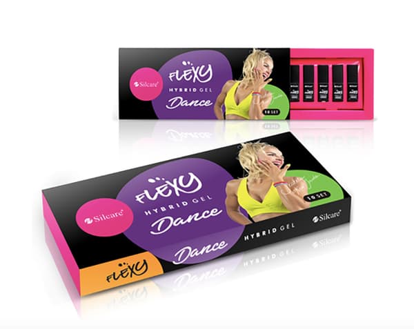10-pak - Gellack - Flexy - Dance set UV-gel/LED