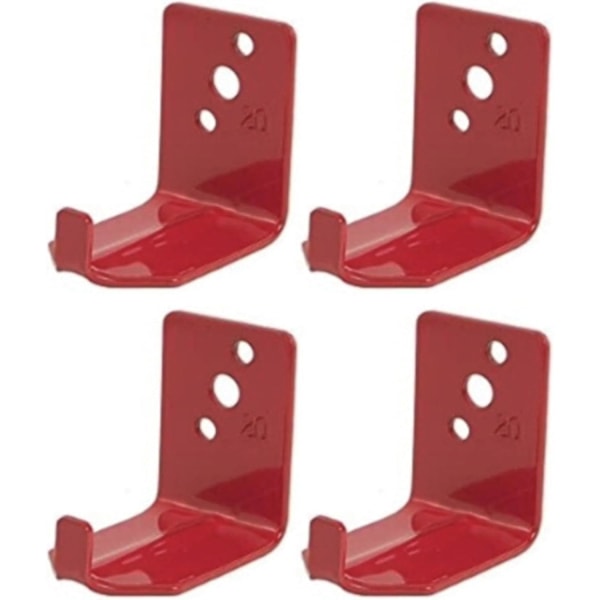 4Pcs Fire Extinguisher Mount for Fire Extinguisher, Universal Fire Extinguisher Hook Wall Bracket Holder for Dry Chemical and Water Extinguishers