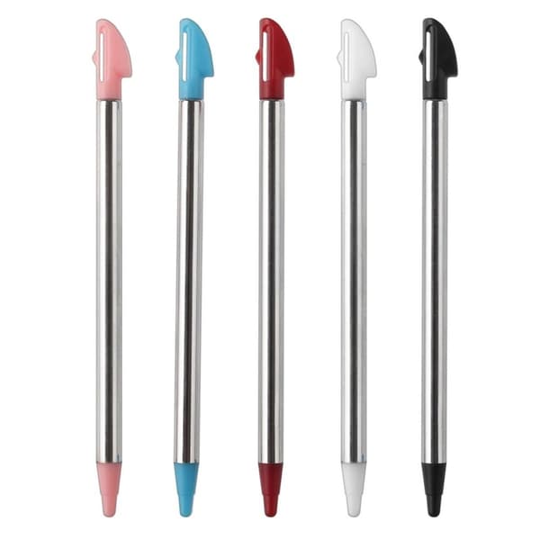 3X Stylus Screen Pen Compatible with Nintendo 3DS XL White