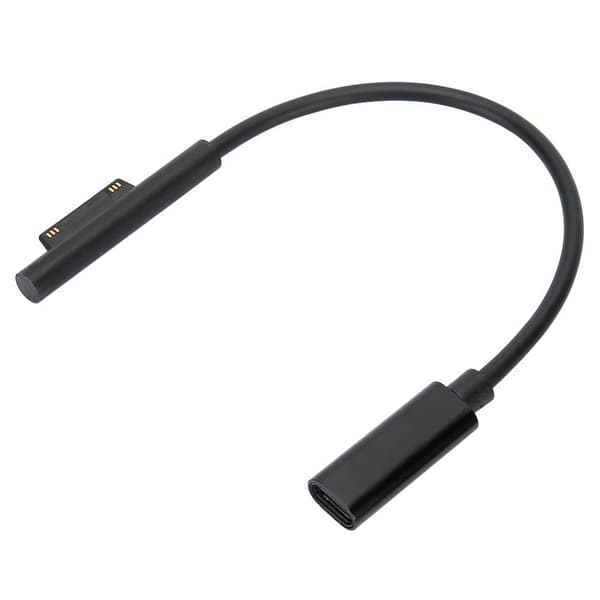 Nopeasti latautuva Type-C-kaapeli Microsoft Surface Pro 3/4/5/6 -laitteille