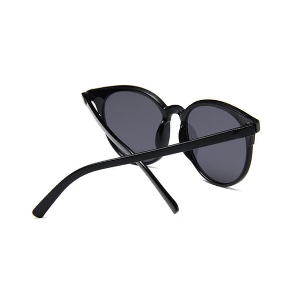 Sorte Retro Solbriller Sort Glas