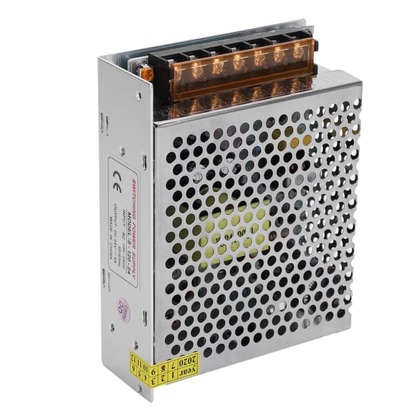 DC24V LED Display Strip Light Switch Power Supply Driver Adapter in Aluminum Alloy