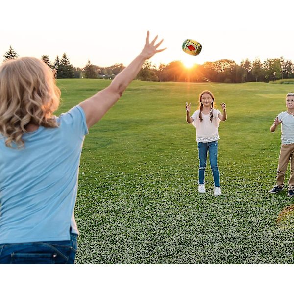 Bollpåse Stickad Kickboll Mjuk Stickad Boll Stickad Boll - Slumpmässig Färg - 5 St