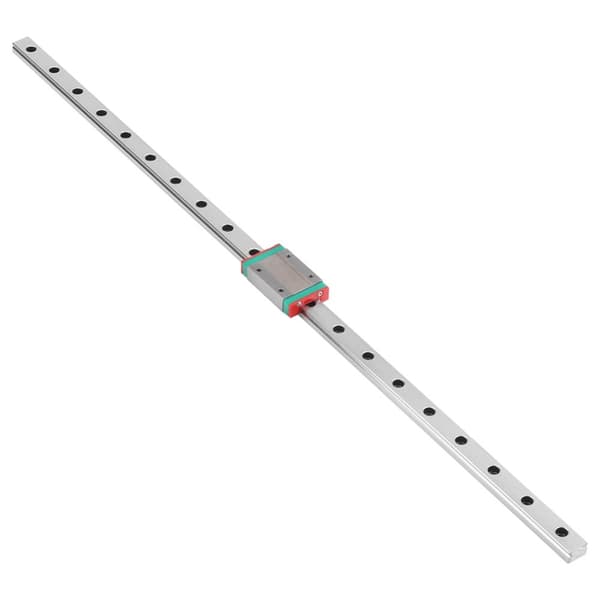 Miniature lineær glideskinne styreblok - 500 mm længde