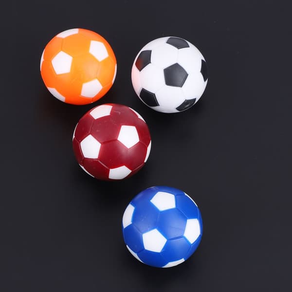 Farverige Mini Bordfodbolde - Sæt med 8, 36 mm