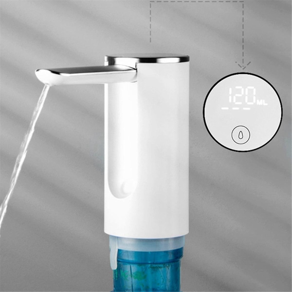 Pekskärm Vattenpump, Automatisk Vattendispenser, Elektrisk Vikbar Vattenpump, Kvantitativ Vattenutgång, Svart
