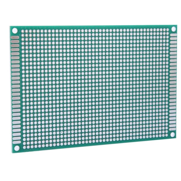 10 stk 8x12cm Dobbeltsidig Prototyp PCB Koblingsbrett Kretskort