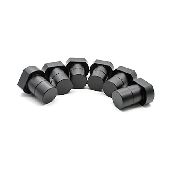 6 kpl Alumiiniseos Penkkikoira Penkkikoira Puristin Puuntyöstöpöydän Kiinnitysleuat 20 mm Koira-aukko (musta)