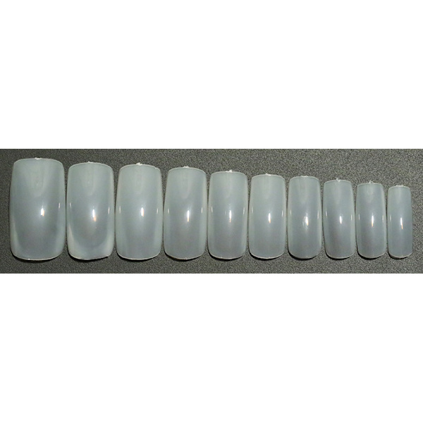 500pcs False Nails ~ Milky White ~ Full Nails ~ False nails