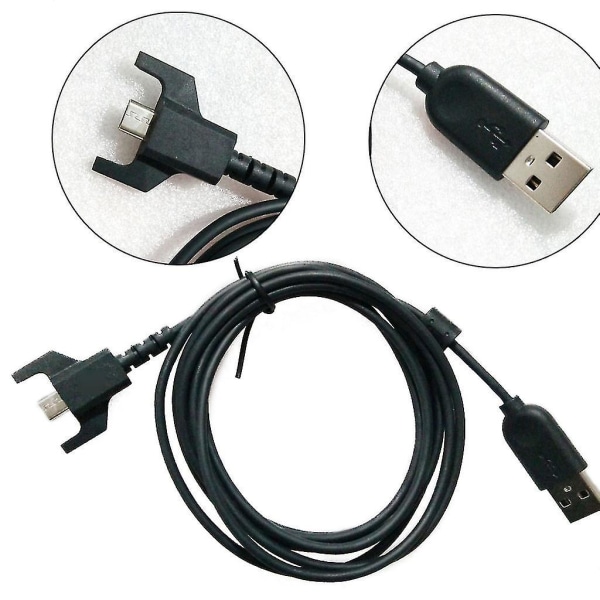 Slitstark USB laddningsmuskabel för Logitech G900 G903 G703 G Pro Mouse