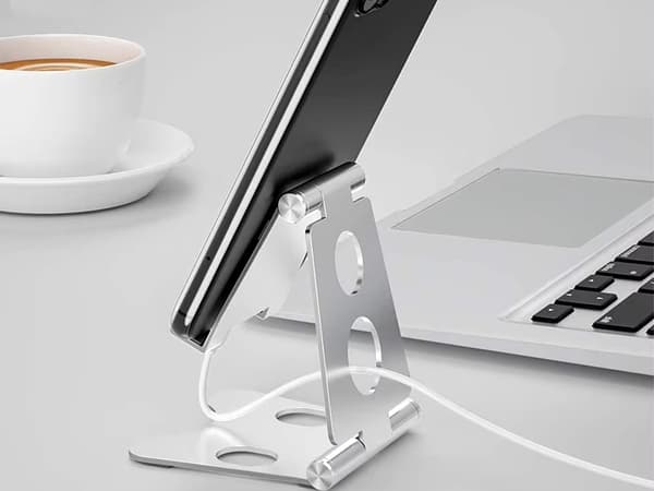 Puhelinteline tablettiteline liukumaton metalliteline