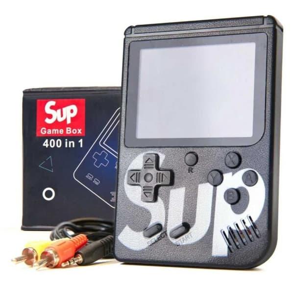 3″ Mini Retro Handheld Game Console 400-in-1 32-Bit Black