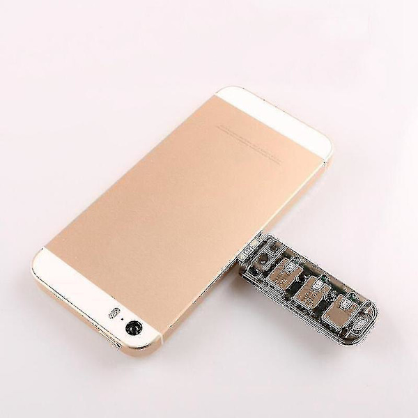 6-fack SIM-kortsadapter Multi-sim-kortläsare för iPhone 5/6/7/8/x
