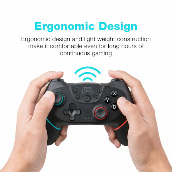 Trådløs Bluetooth-kontroller for Switch, OLED Gamepad Pro