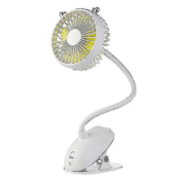 Clip-on Ventilator USB Ventilator Mini Ventilator Batteridrevet Bordventilator
