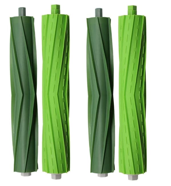 Gummiborste / Rullborste 4-pack Grön iRobot Roomba e/i/j-serien