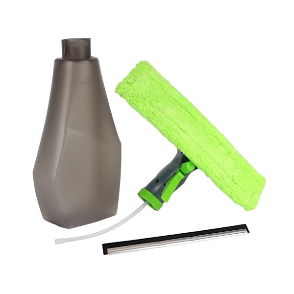 Window Cleaner 3-in-1 Window Wiper Mirrors Washing Scraper Microfiber