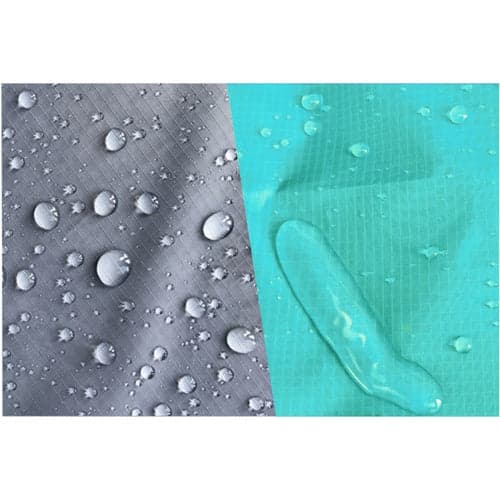 XXL strand- og piknikteppe 208x208 cm vanntett polyester grå-blå