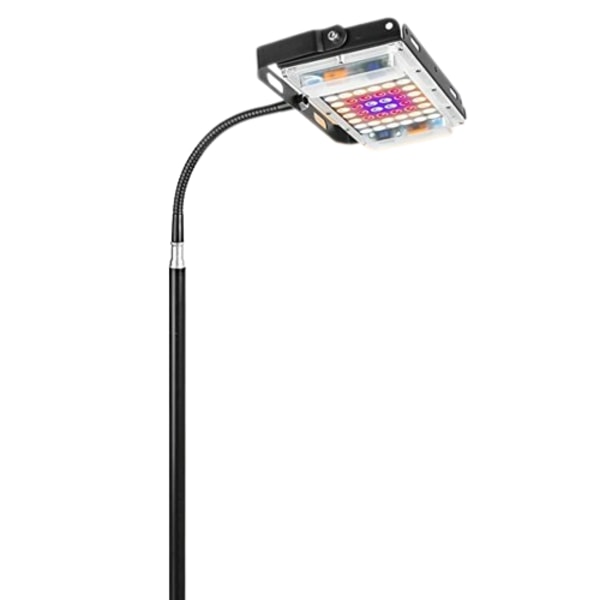 Plant lighting with timer and dimmer 1.6 m Black